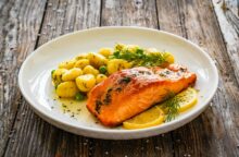 Gnocchi salmone e zucchine