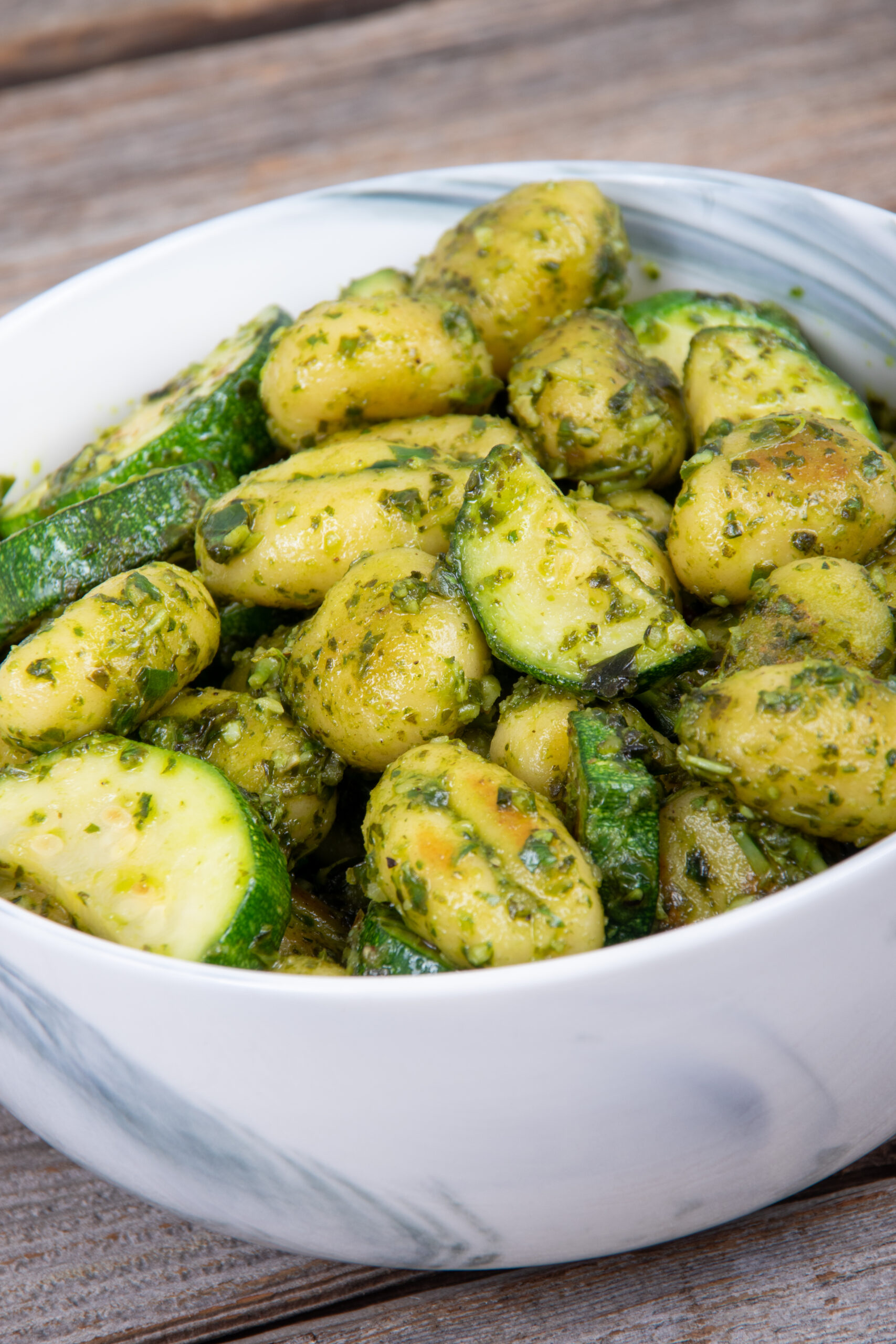 gnocchi vongole e zucchine