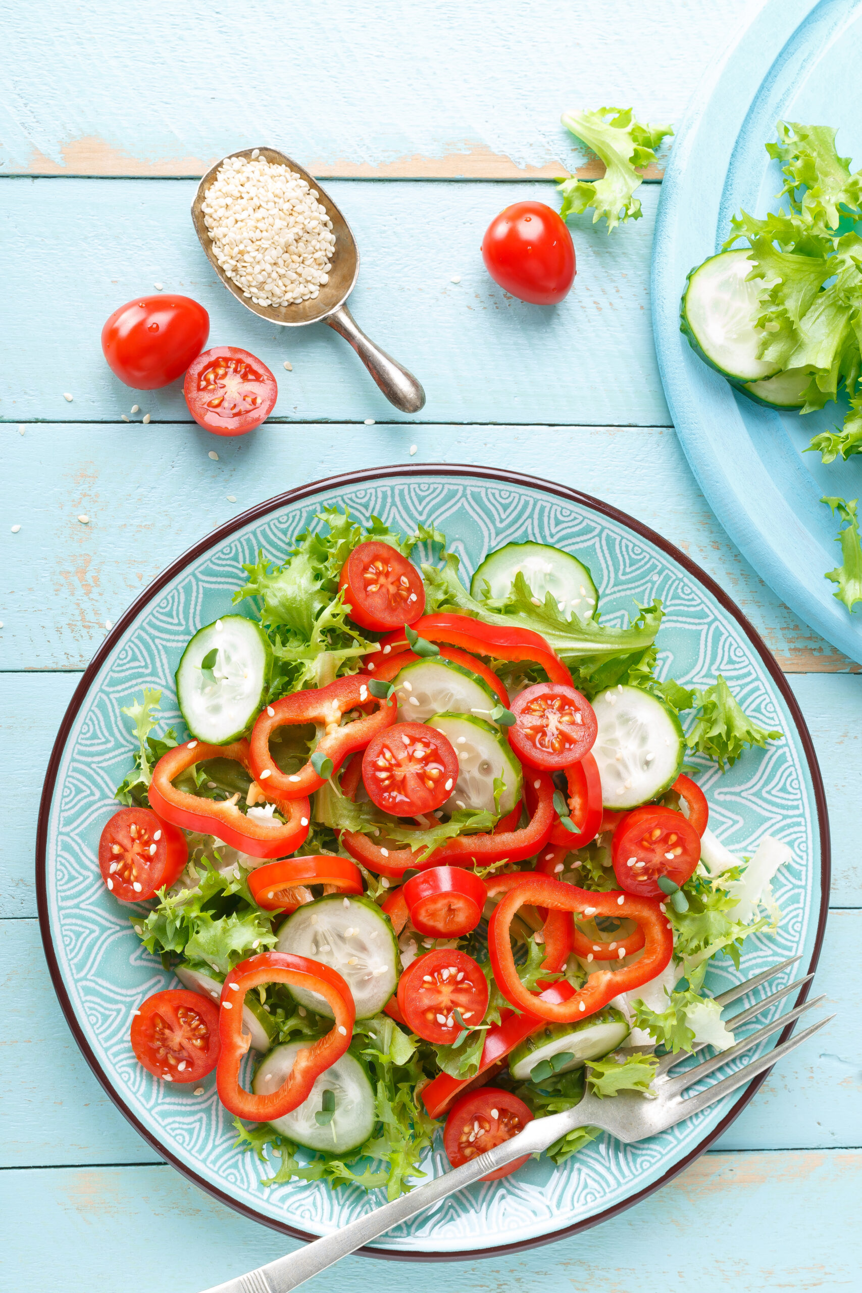 insalata di pomodori e cipolla