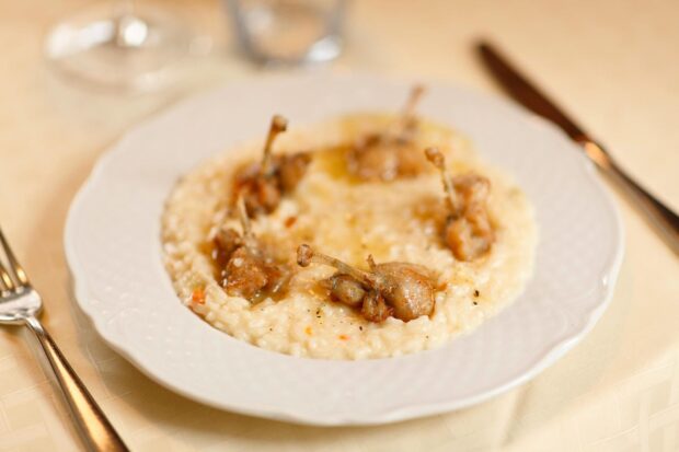 risotto rane