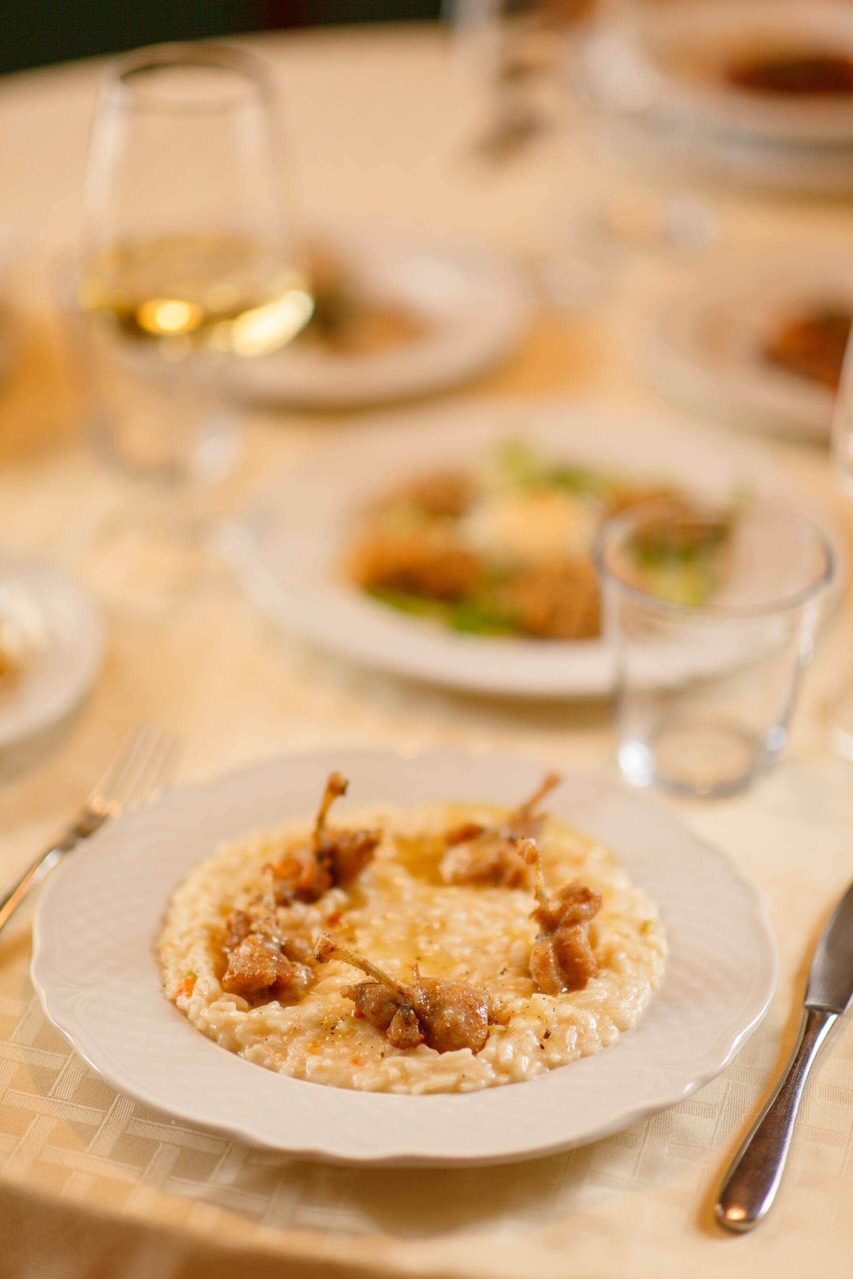 risotto con le rane