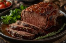 Roast beef con salsa