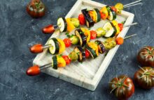 Spiedini di verdure alla griglia