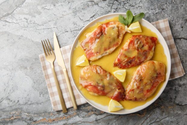 straccetti di pollo al limone
