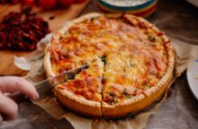 Torta salata ai fiori di zucca