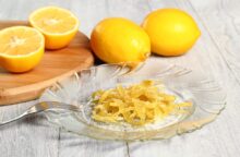 Zeste di limone candite