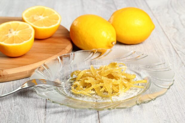 zeste limone candite