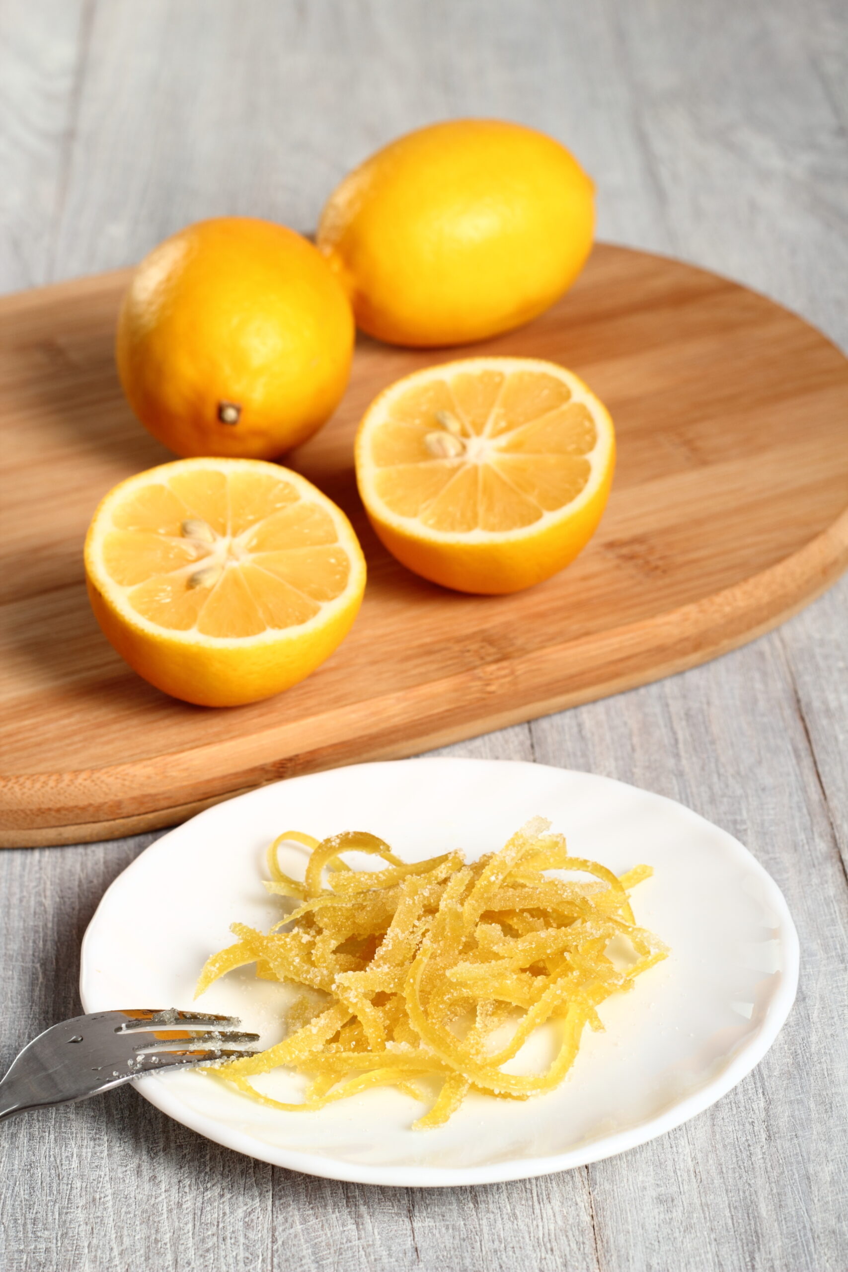 zeste limone candite