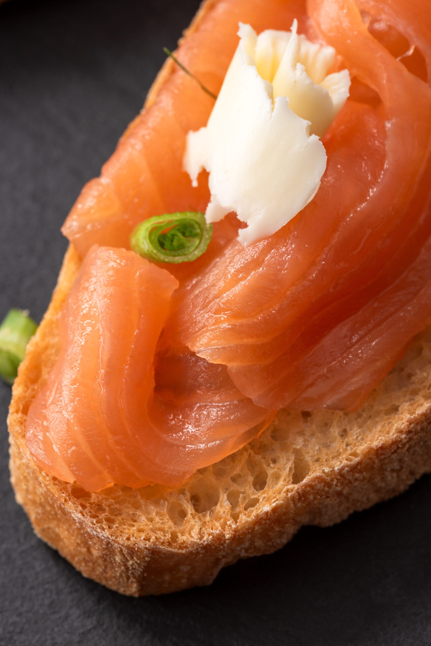 bruschette al salmone
