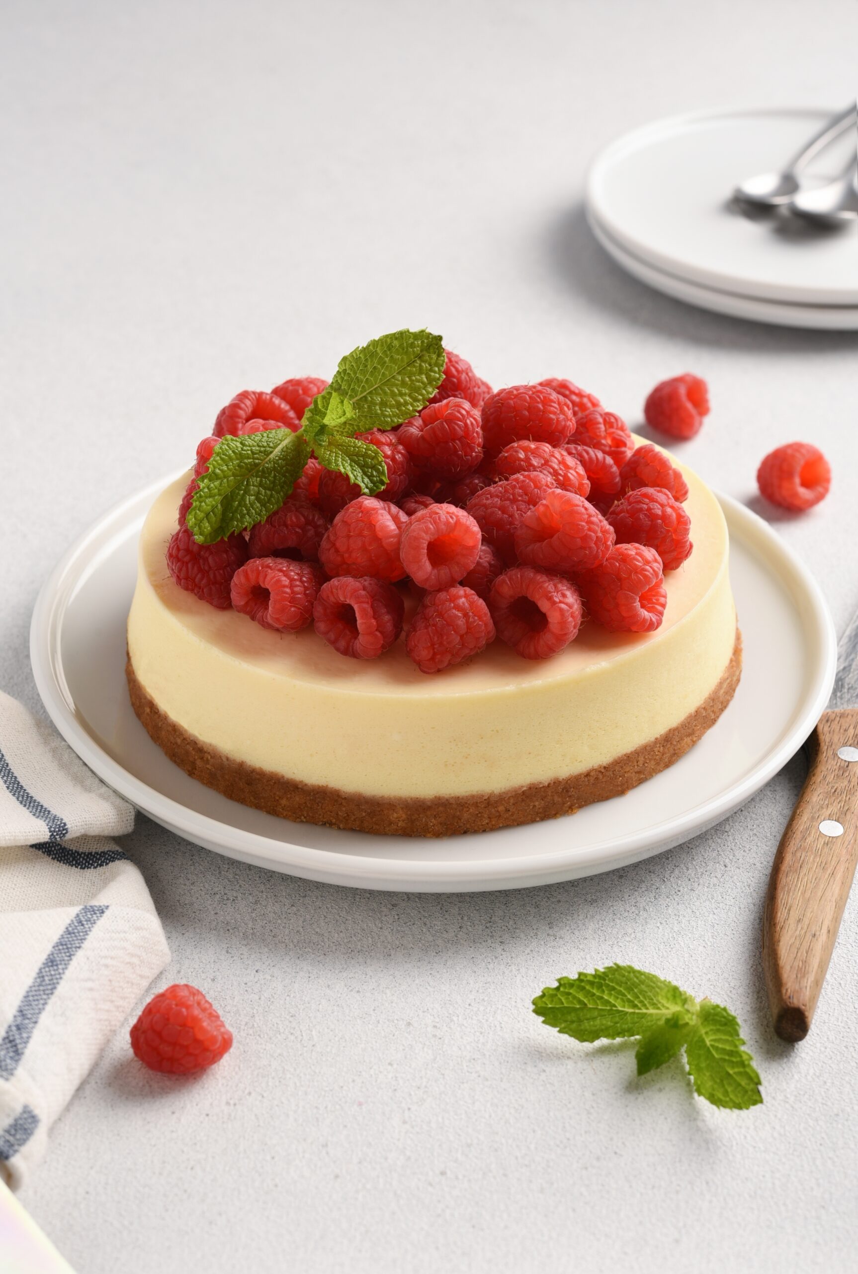 Cheesecake ai lamponi