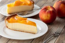 Cheesecake alle pesche