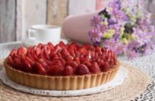 Crostata fragole e crema pasticcera
