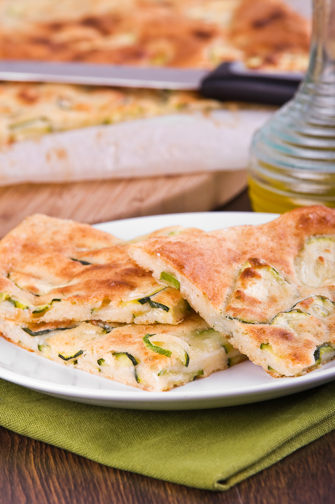 Farinata con zucchine, ricetta