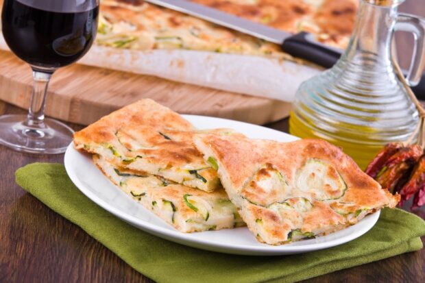 Farinata con zucchine