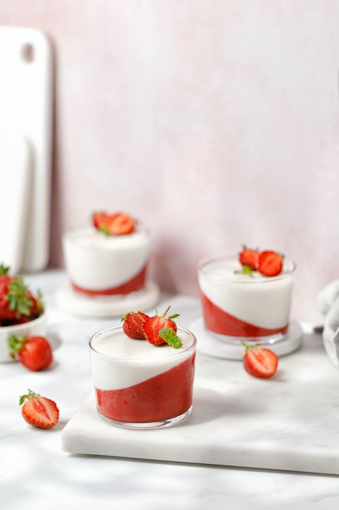 Panna cotta alle fragole, ricetta