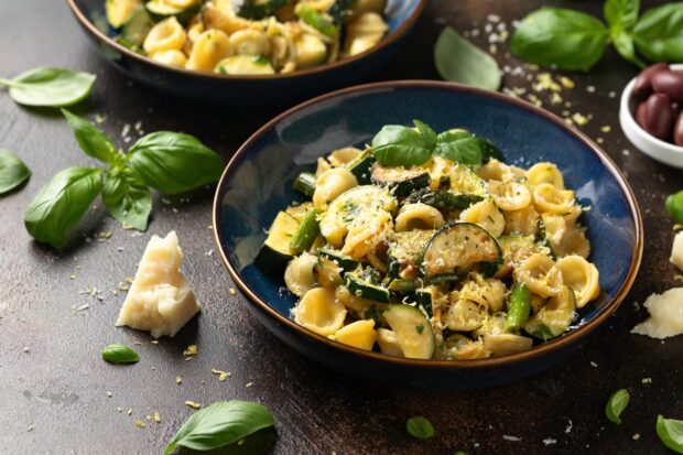 pasta con triglie e zucchine