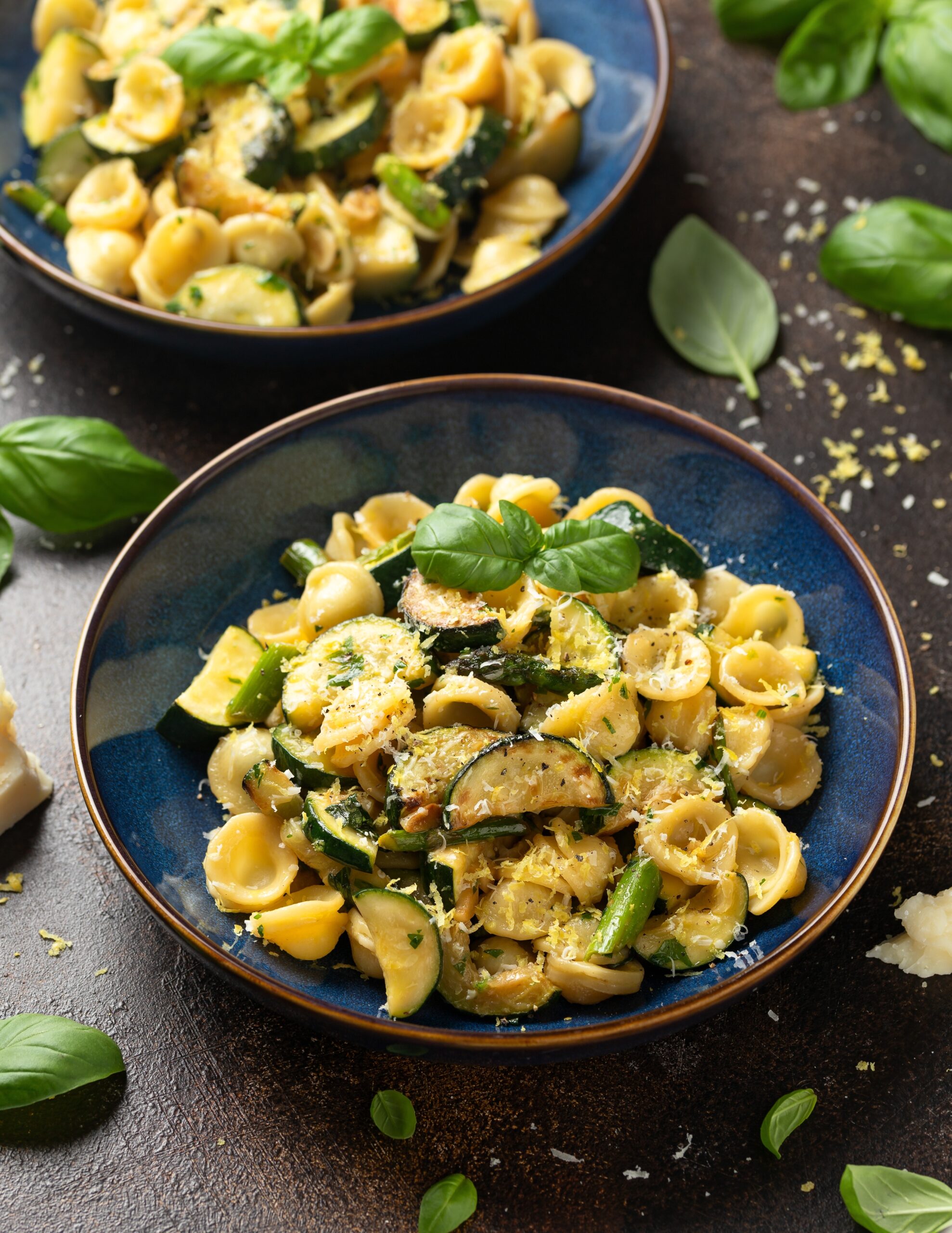 pasta con zucchine e triglie