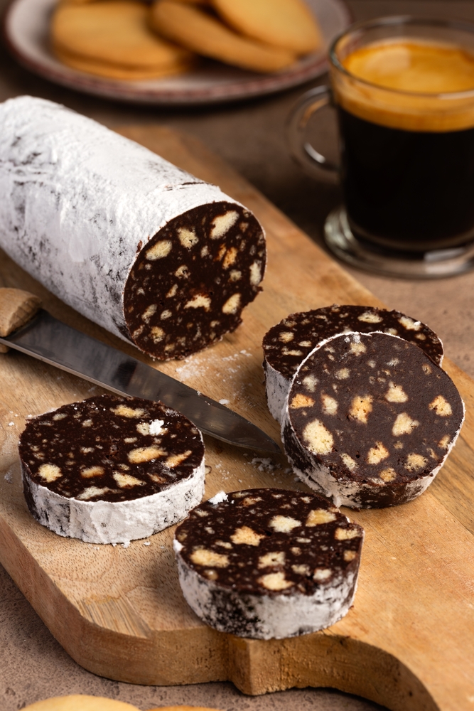 Salame al cioccolato senza burro, ricetta