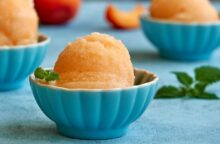 Sorbetto alla pesca