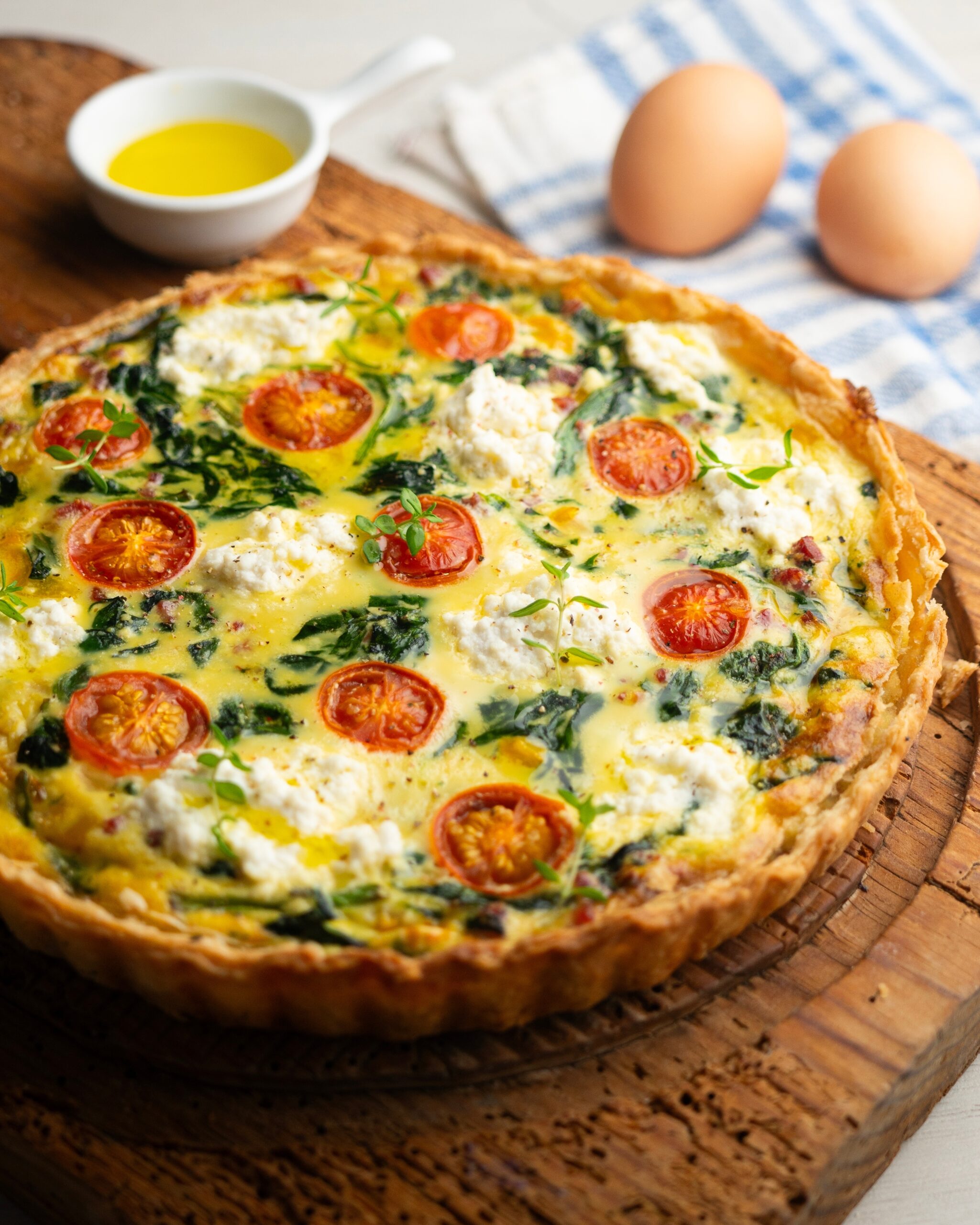 torta salata di verdure miste