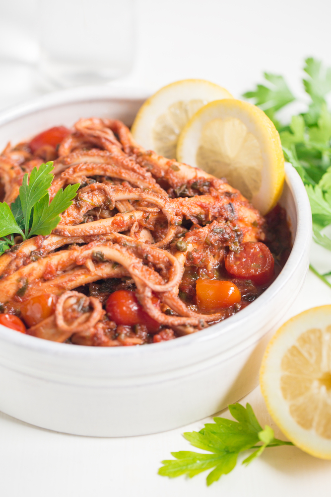 Moscardini in umido, ricetta