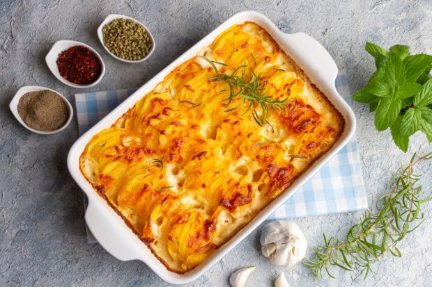 Patate gratinate al forno