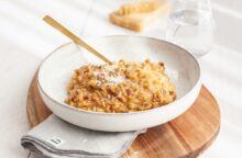 Risotto pere e speck