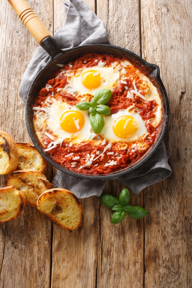 Uova al purgatorio, ricetta