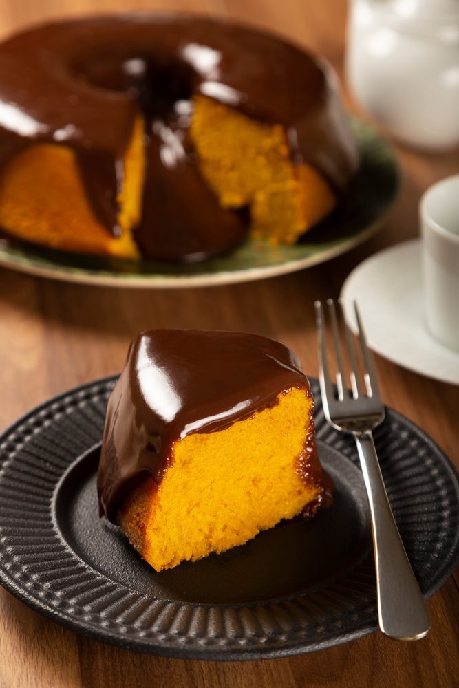 Ciambella al cioccolato e arancia, ricetta