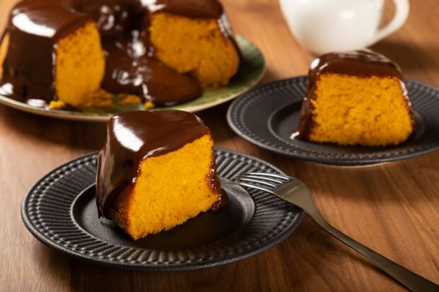 Ciambella al cioccolato e arancia