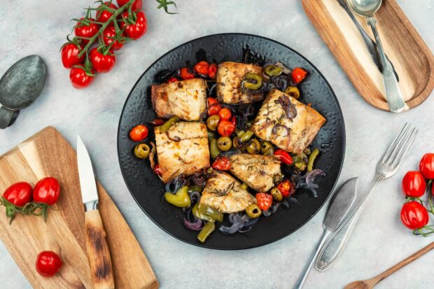 filetto di sgombro in padella