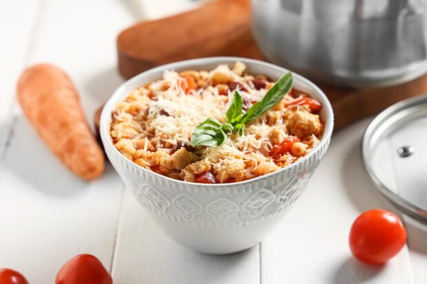 pasta e fagioli estiva
