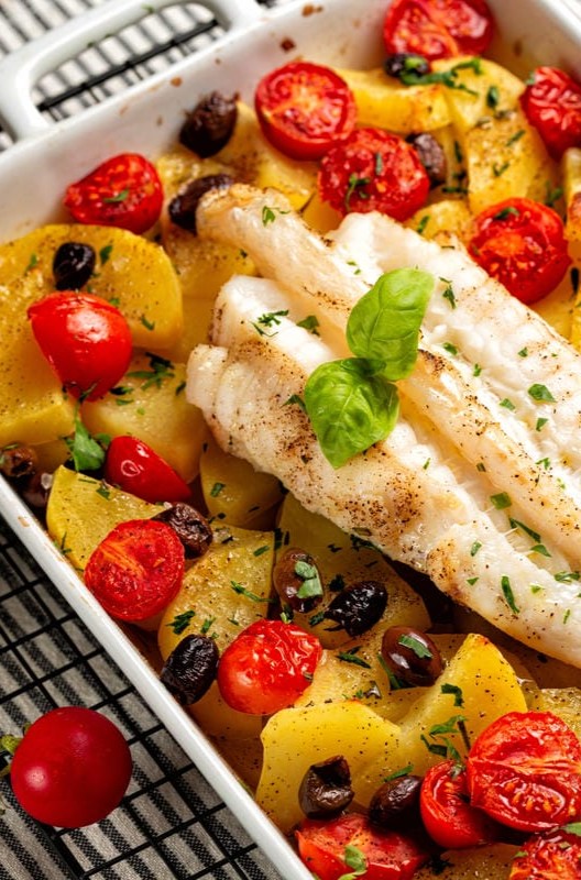 scorfano al forno con patate