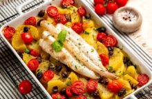 Scorfano al forno con patate