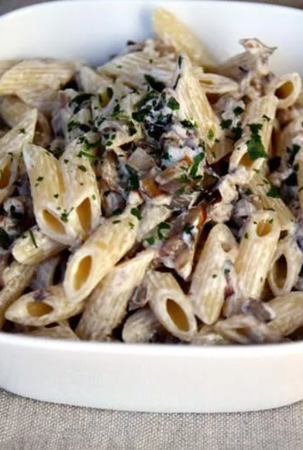 pasta radicchio salsiccia