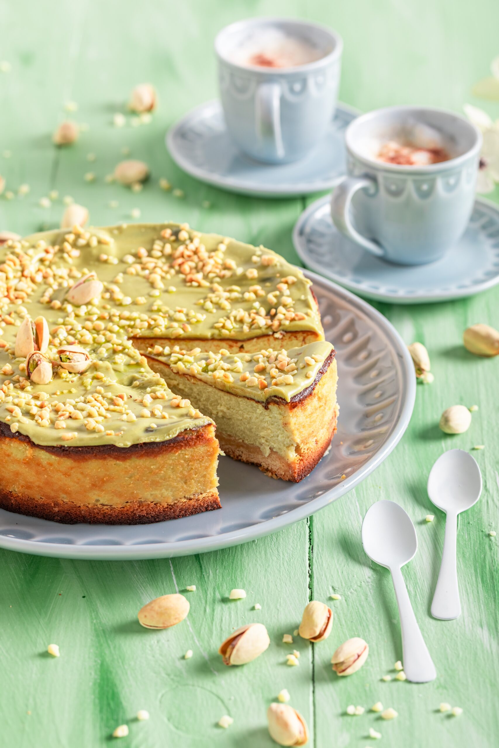 cheesecake al pistacchio