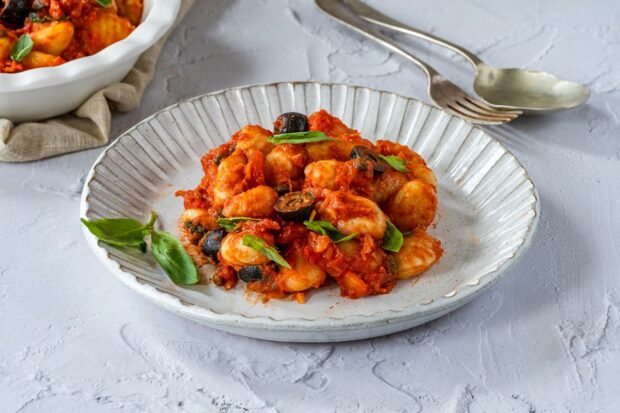 Gnocchi di zucca e gamberi