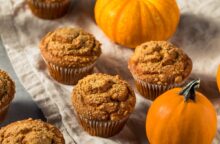 Muffin di zucca salati