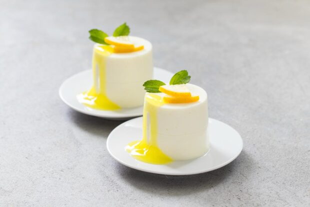 panna cotta limone