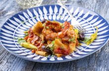 Pasta gamberi e pomodorini