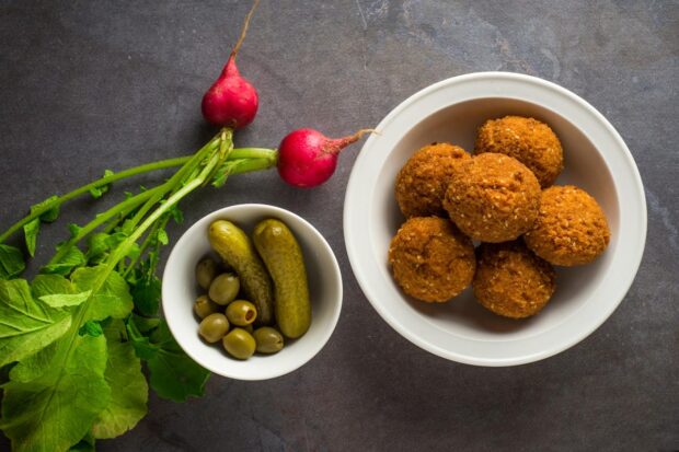 polpette di ceci fritte