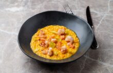 Risotto con mazzancolle