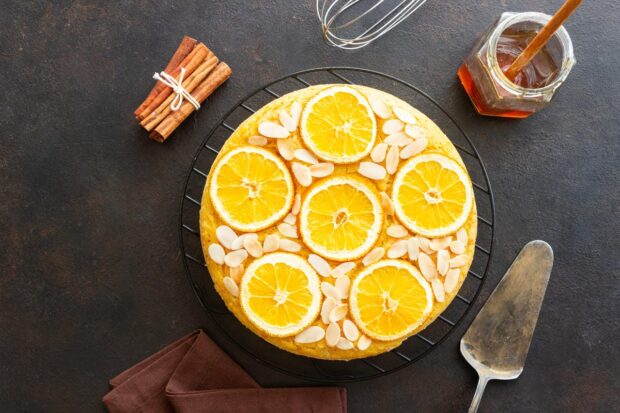 torta mandorle e arancia