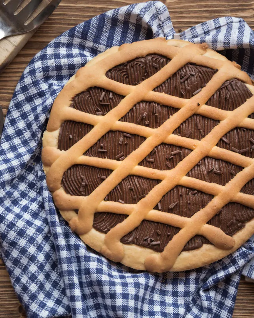 Crostata pere e cioccolato