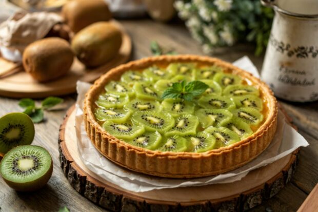 crostata di kiwi