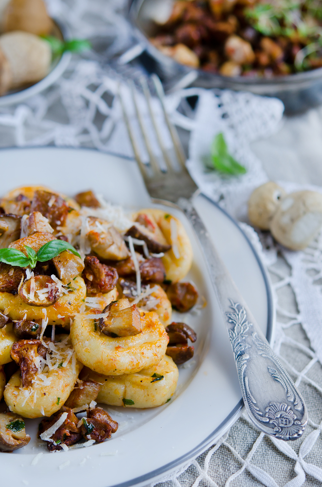 Gnocchi ai funghi porcini, ricetta